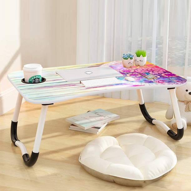 MITHILA Wooden Foldable Students Stand, Computer Desk Folding, Portable Laptops Tables Wood Portable Laptop Table