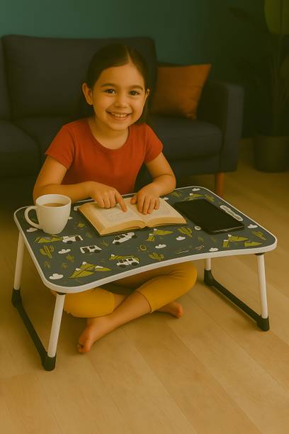 HSMOR FAB Foldable multipurpose Laptop Table Wood Portable Laptop Table