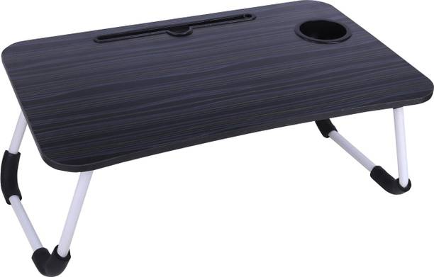 The Haridham Enterprise Multi-Purpose Laptop Desk for Study and Reading with Fold able Non-Slip Legs Wood Portable Laptop Table