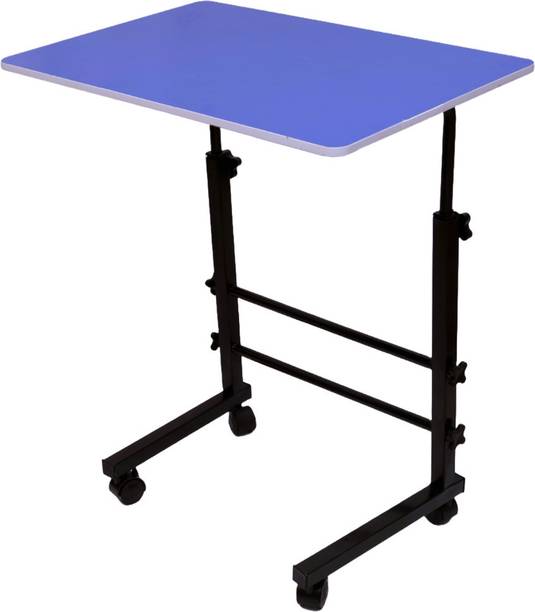 FurniGully Accessories, Metal Frame, Prelaminated plywood ?Powder, Coated, Laminated Wood Portable Laptop Table