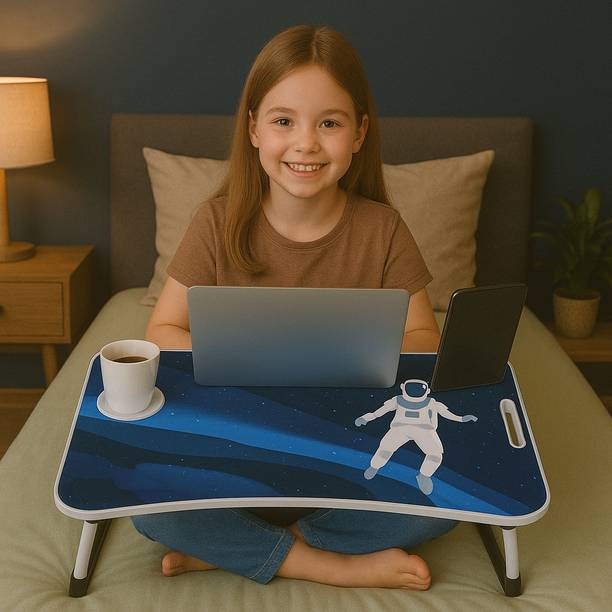 Cloops Foldable multipurpose Laptop Table Wood Portable Laptop Table