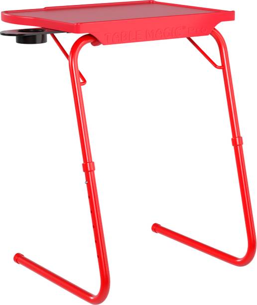 TABLE MAGIC Pro Extended Cherry Red Metal Portable Laptop Table