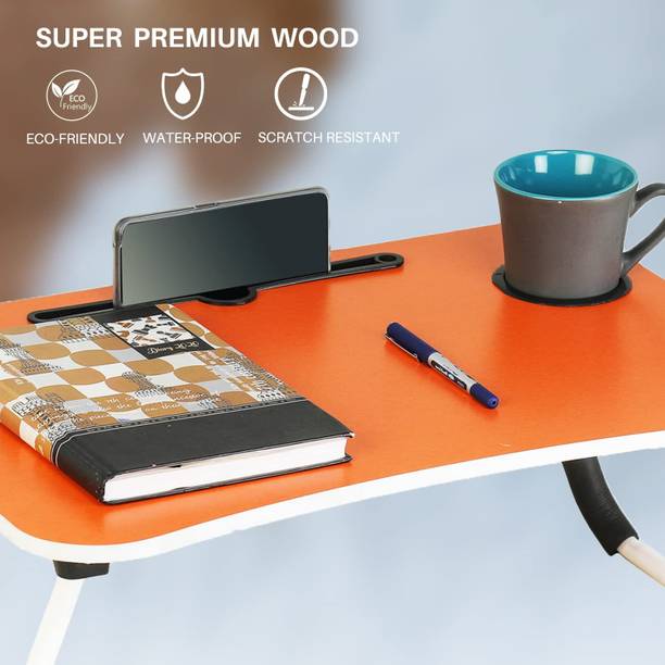 HARIOM ALL IN ONE STUDY TABLE Wood Portable Laptop Table