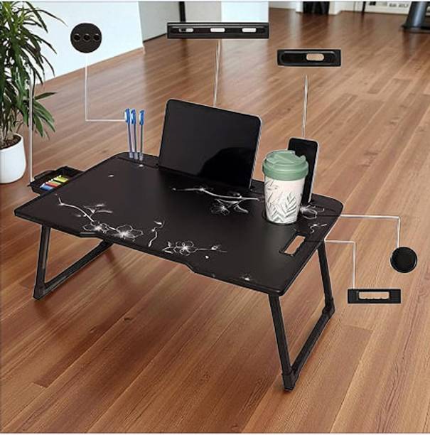 J M SQURE Wood Portable Laptop Table