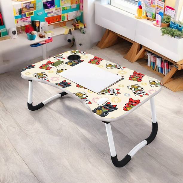 OANGO Study Table for Students Foldable, Portable & Lightweight Mini Table For Reading Wood Portable Laptop Table