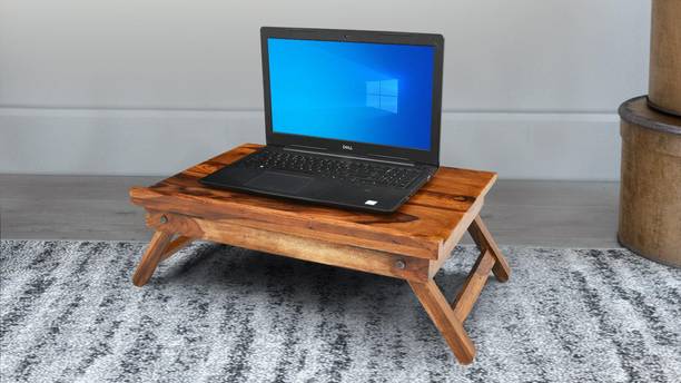 apana timber Solid Sheesham Wood Folding Portable Laptop Table With Adjustable Height || Wood Portable Laptop Table