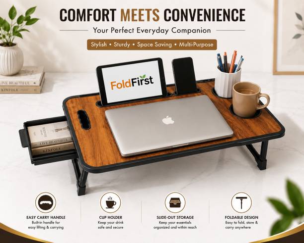 FoldFirst U BIDDING Wood Portable Laptop Table