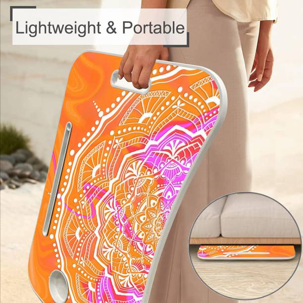 PGBFASHION Wooden Foldable Students Stand, Computer Desk Folding, Portable Laptops Tables Wood Portable Laptop Table