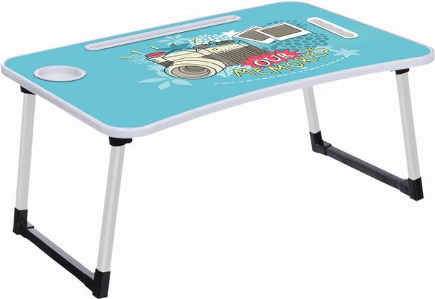 RADHE SALES Wooden Foldable Students Stand, Computer Desk Folding, Portable Laptops Tables Wood Portable Laptop Table