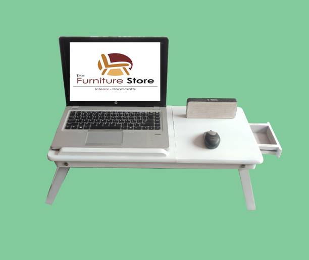 TFS Wooden Multi-Purpose Laptop Table/Study Table/Bed Table/Foldable Wood Portable Laptop Table