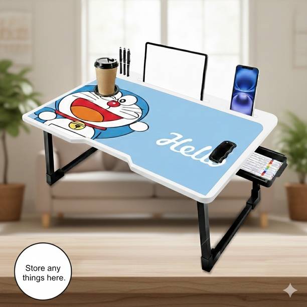 Xure Deremon Foldable Study Table for Home, Office & Students Wood Portable Laptop Table