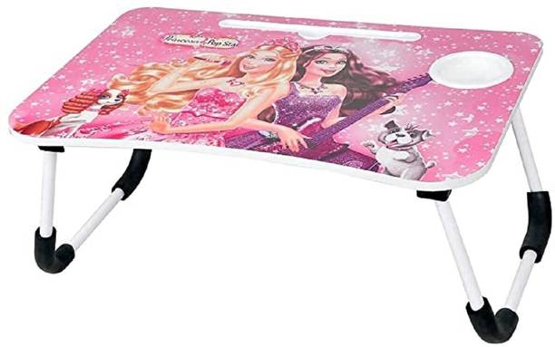 FPBOI BARBIE STUDY TABLE Wood Portable Laptop Table