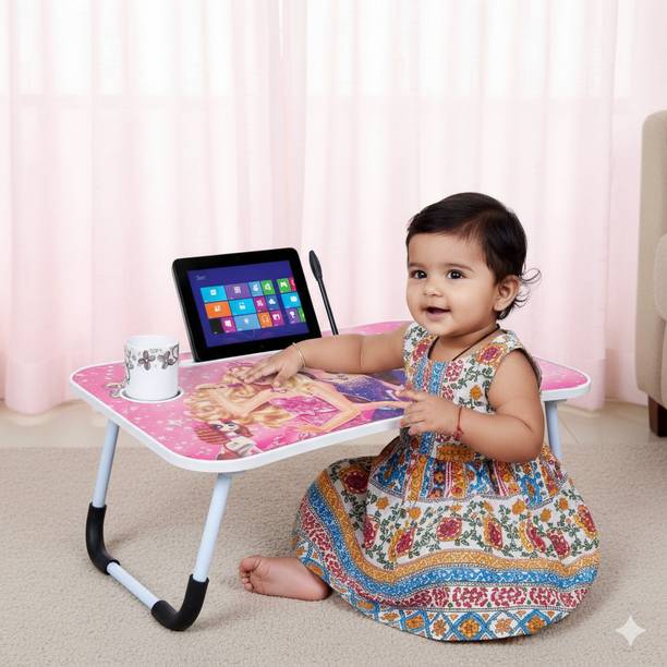 SHREE HARI QUALITY FIRST Portable & Foldable Study Table for Kids | Work from Home Table | Sturdy Design Wood Portable Laptop Table