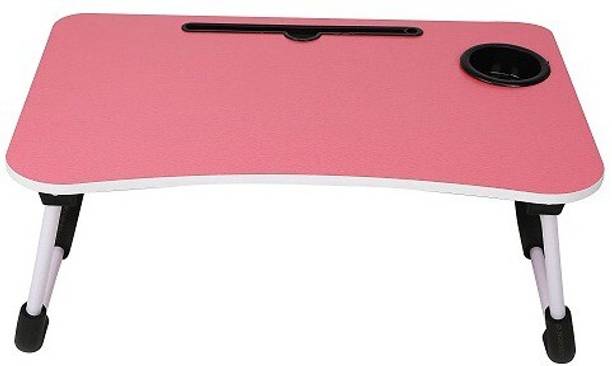 AVI CREATION Pink Metal Portable Laptop Table