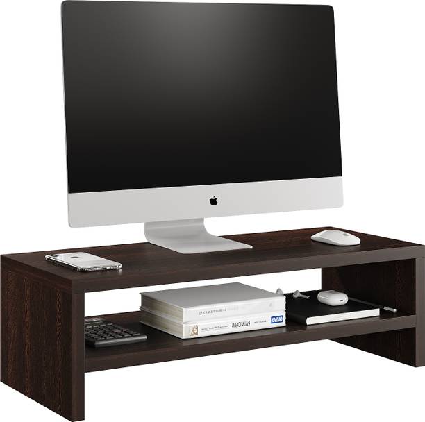 FURNEASER Fluxi Wooden Monitor Stand Organizer Desktop Monitor Riser Laptop Stand, Wood Portable Laptop Table