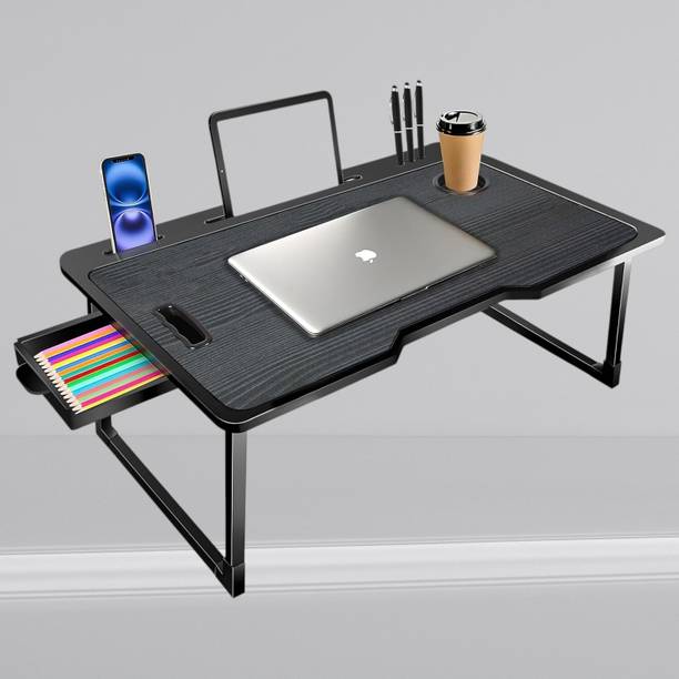 Winsobey folding Study table Wooden Wood Portable Laptop Table
