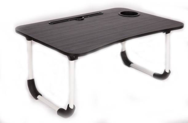 The Haridham Enterprise Multi-Purpose Laptop Desk for Study and Reading with Fold able Non-Slip Legs Wood Portable Laptop Table