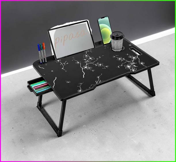 copperandclove copperandclove Solid Wood Study Table (Free Standing, Finish Color - 1 Wood Portable Laptop Table