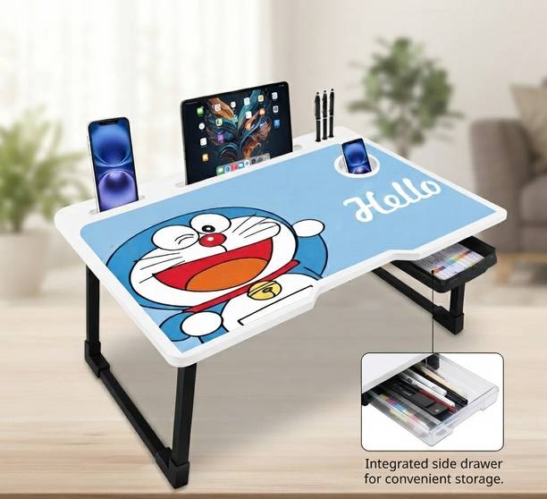 Xure Deremon Foldable Study Table for Home, Office & Students Wood Portable Laptop Table