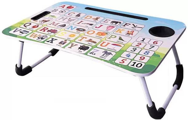 DND NX Multi-Purpose Laptop Desk for Study and Reading with Fold able Non-Slip Legs Engineered Wood Study Table