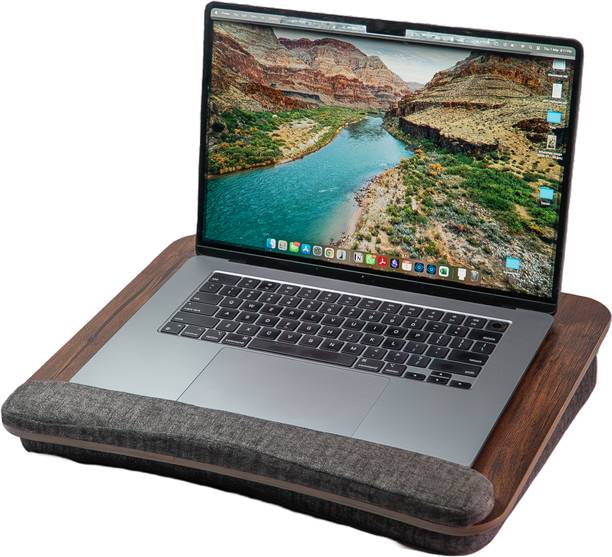 taro Laptop Lap Desk –Fits Up to 15.6” Laptops – Multi-Use Portable Lap Desk for Home Wood Portable Laptop Table