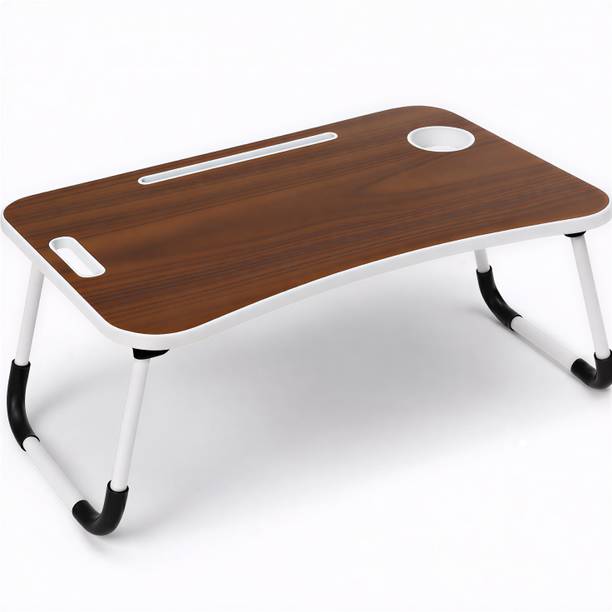 EAGLE INDUSTRIES Multi-purpose Foldable Kids & Adult Study Table & Laptop Bed Desk Bed & Sofa Wood Portable Laptop Table