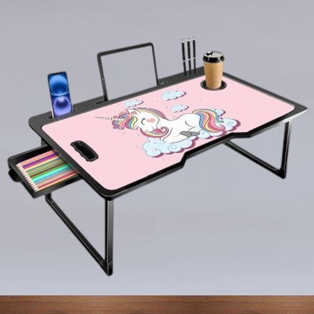 Winsobey folding Study table Wooden Wood Portable Laptop Table