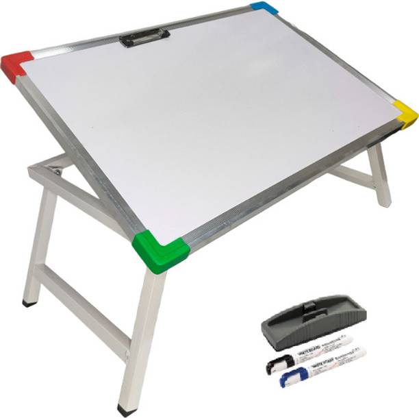 Rite Portable Study table Adjustable Angle with Laptop Support, Duster, 2 Marker Wood Portable Laptop Table