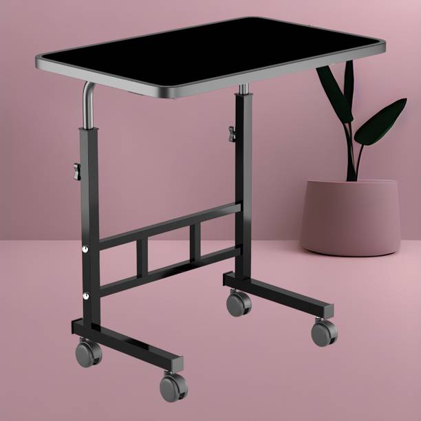 Winsobey height adjustable folding table wood Metal Portable Laptop Table