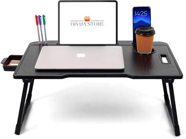 Xure Foldable Study Table for Home, Office & Students Wood Portable Laptop Table