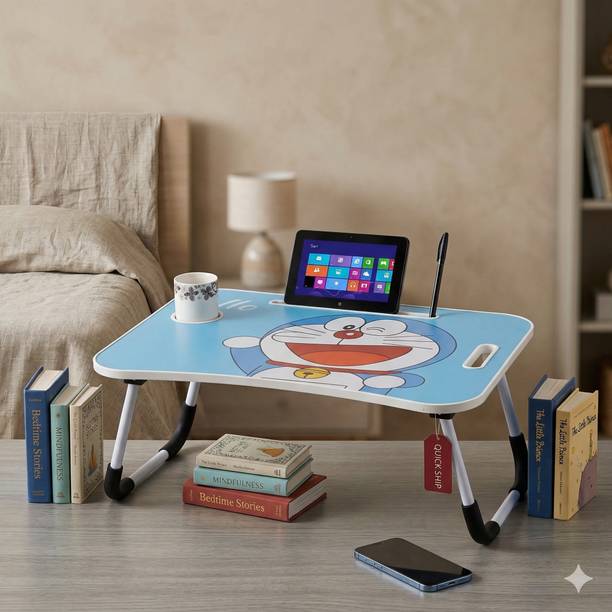 WIFTY portable and light weight variety of fun design and activity table for study Wood Portable Laptop Table