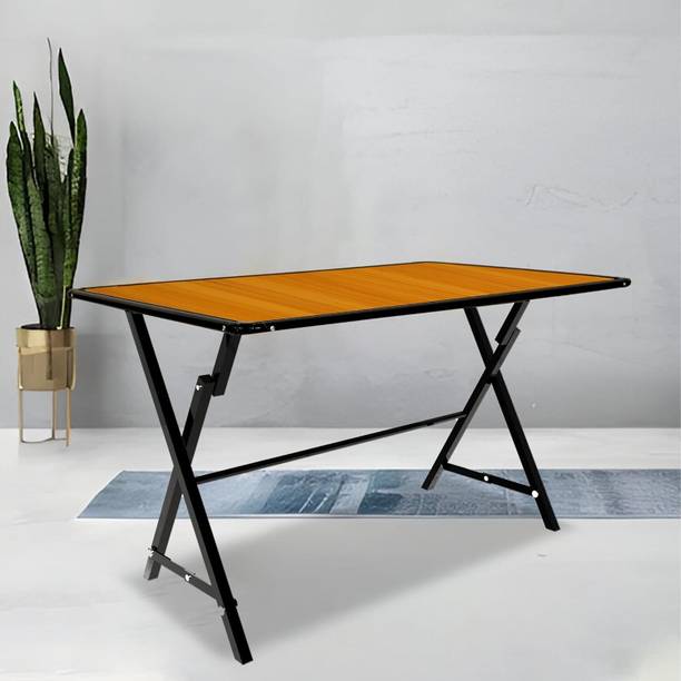 Rose Designer Chairs Arrow Multipurpose Foldable | 2/4 Seater Dining Table for Home and Office Wood Portable Laptop Table