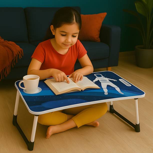 FurniGully Multipurpose laptop table_001 Wood Portable Laptop Table