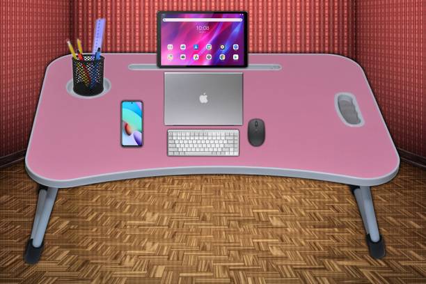 Demya king of steel MULTIPIRPOSE TABLE/ LAPTOP TABLE (PINK) Metal Portable Laptop Table