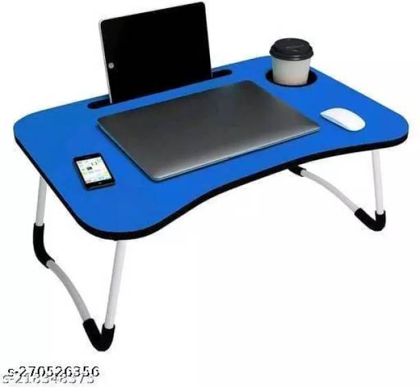 Pal Enterprise Wood Portable Laptop Table (Finish Color - Blue) Wood Portable Laptop Table