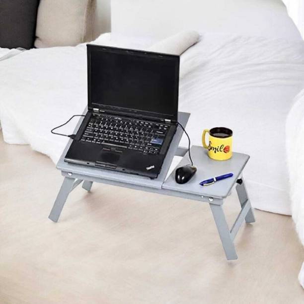 TFS Wooden Multi-Purpose Laptop Table/Study Table/Bed Table/Foldable Wood Portable Laptop Table