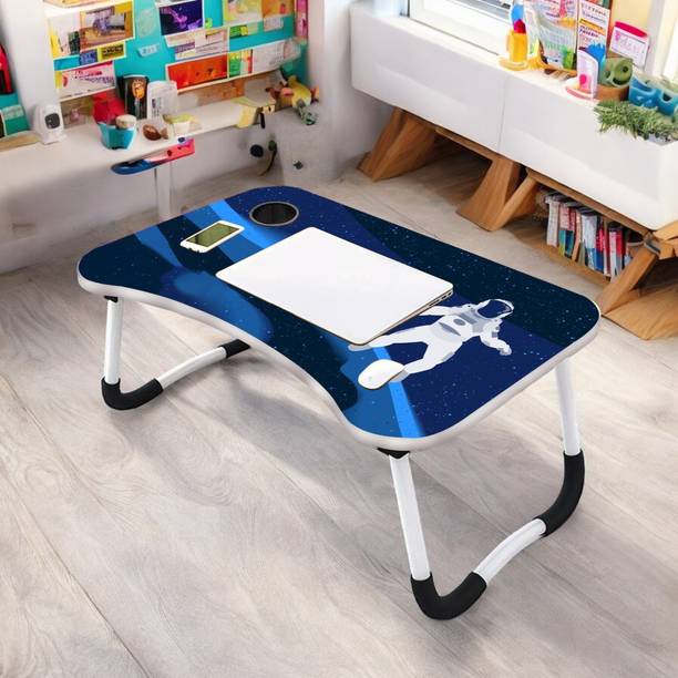 MITHILA Portable Laptop Study Table, Foldable Students Stand For Office Computer Desk Wood Portable Laptop Table