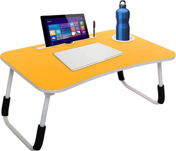 DEIDAD yellow study table Plastic Portable Laptop Table
