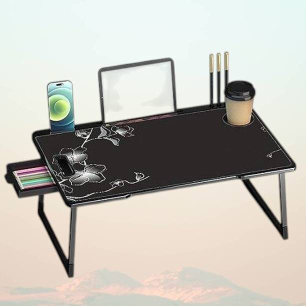 Winsobey folding Study table Wooden Wood Portable Laptop Table