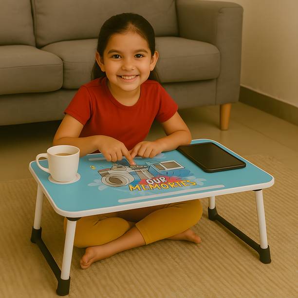 Outpack Laptop Multipurpose Table for Kids & Office | Foldable Bed Desk for Study & Work Wood Portable Laptop Table