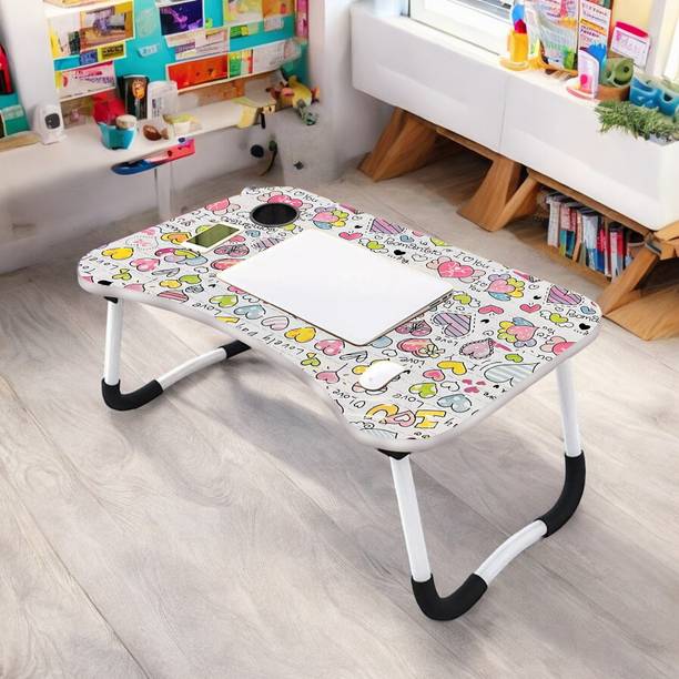 HF HARSH FASHION Study Table for Students Study Foldable Table Portable & Lightweight Wood Portable Laptop Table