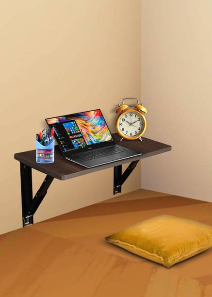 sbf furniture Multipurpose Folding Study Table,Office Table,Laptop Table,Wall Foldable Table Engineered Wood Office Table