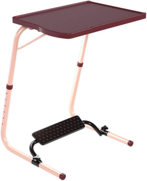 TABLE MAGIC Pro Executive Candy Brown Metal Portable Laptop Table