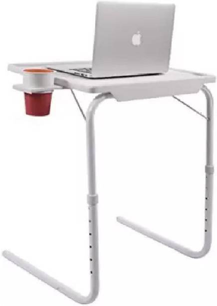 DOZZER Foldable Table, Study Table For Kids Adjustable Hight & Light Weight Plastic Portable Laptop Table