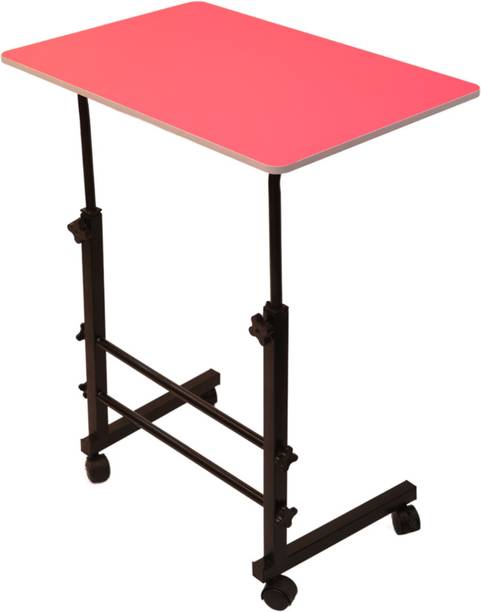 FurniGully ?Accessories, Metal Frame, Prelaminated plywood ?Powder, Coated, Laminated Wood Portable Laptop Table