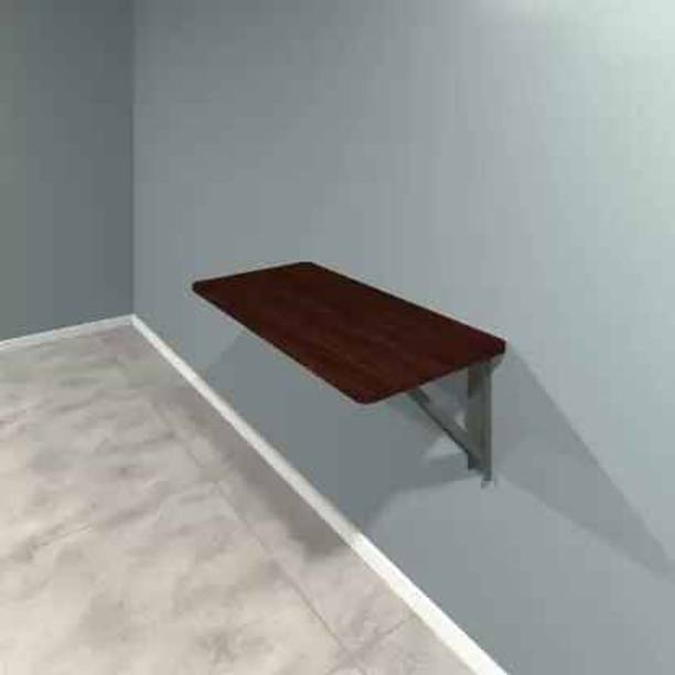 FORKTAIL 16""x32""_Dark_Wooden Engineered Wood Study Table Wood Portable Laptop Table