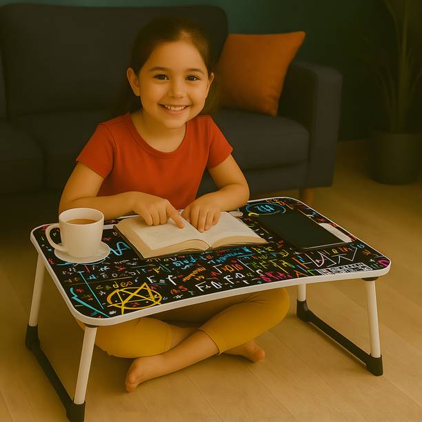 HSMOR FAB Foldable multipurpose Laptop Table Wood Portable Laptop Table
