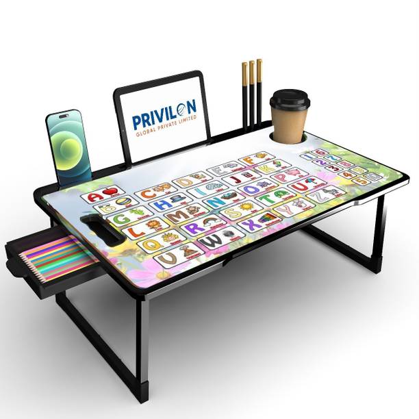 PRIVILON Foldable multipurpose Table Wood Portable Laptop Table