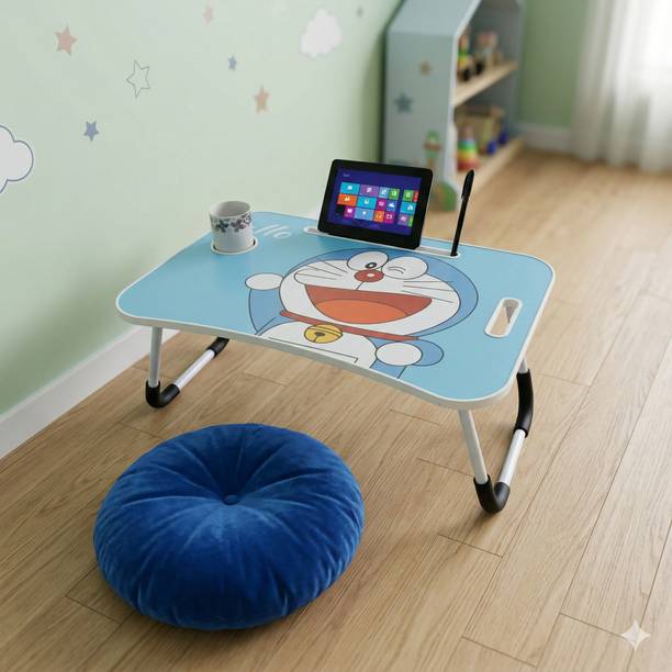 SHREE HARI QUALITY FIRST portable and light weight variety of fun design and activity table for study Wood Portable Laptop Table