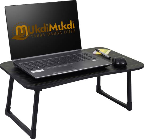 UkdiMukdi Foldable Study Table/Portable Laptop Table/Bed Table/Lap Desk Wood Portable Laptop Table